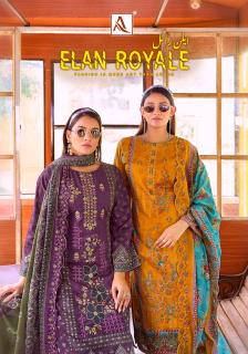 Alok suit elan royale unstitched dress material wholesale